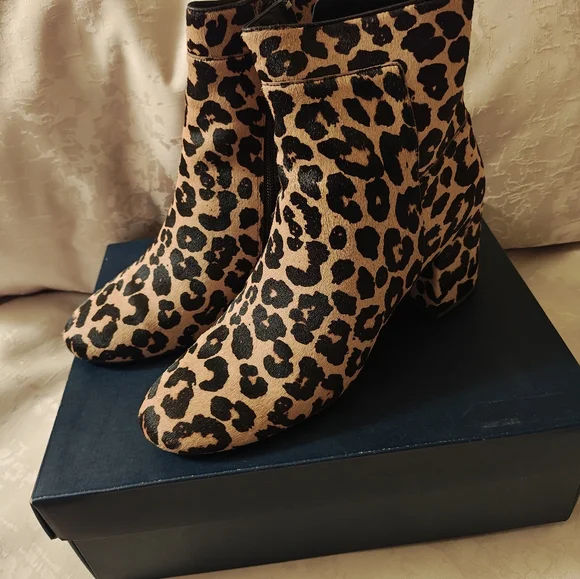 Cole Haan Leopard Print Ankle Boots - Picture 4 of 4